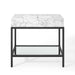 EEI-3998-BLK-WHI Bathroom/Vanities/Single Vanity Cabinets with Tops