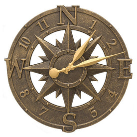 Compass Rose Clock