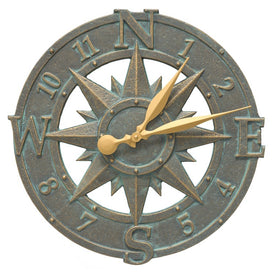 Compass Rose Clock