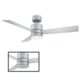 Axis 52" Three-Blade Indoor/Outdoor Smart Ceiling Fan with 3000K LED Light Kit and Wall Control