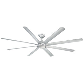Hydra 96" Eight-Blade Indoor/Outdoor Smart Ceiling Fan with 2700K LED Light Kit and Wall Control