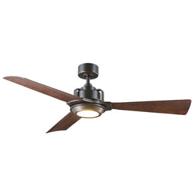 Osprey 56" Three-Blade Indoor/Outdoor Smart Ceiling Fan with 3000K LED Light Kit and Wall Control