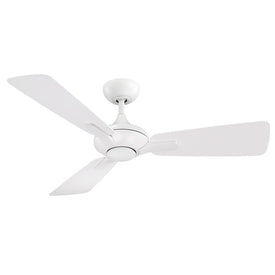 Mykonos 52" Three-Blade Indoor/Outdoor Smart Ceiling Fan with 3500K LED Light Kit and Wall Control