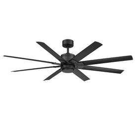 Renegade 66" Eight-Blade Indoor/Outdoor Smart Ceiling Fan with 2700K LED Light Kit and Remote Control & Wall Cradle