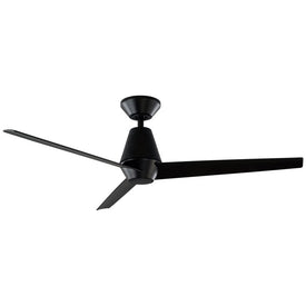 Slim 52" Three-Blade Indoor/Outdoor Smart Ceiling Fan with 2700K LED Light Kit and Remote Control & Wall Cradle