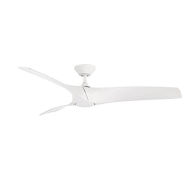 Zephyr 52" Three-Blade Indoor/Outdoor Smart Ceiling Fan with 3500K LED Light Kit and Remote Control & Wall Cradle