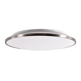 Puck Single-Light 16" LED Round Flush Mount Ceiling Fixture 3500K