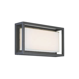 Framed Single-Light 14" LED Outdoor Wall-Mount Lighting Fixture 3000K
