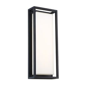 Framed Single-Light 20" LED Outdoor Wall-Mount Lighting Fixture 3000K