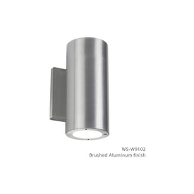 Vessel Two-Light LED Outdoor Up and Down Wall-Mount Lighting Fixture 4000K