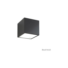 Bloc Single-Light LED Outdoor Up or Down Wall-Mount Lighting Fixture 2700K