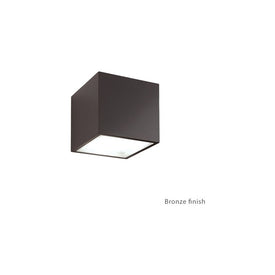 Bloc Single-Light LED Outdoor Up or Down Wall-Mount Lighting Fixture 4000K