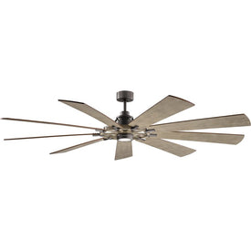 Gentry XL 85" Nine-Blade Ceiling Fan with LED Light
