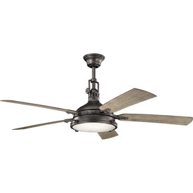 Hatteras Bay 60" Five-Blade Ceiling Fan with LED Light