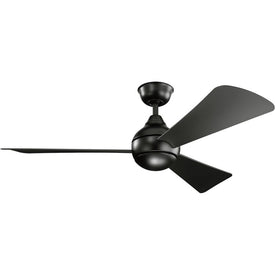 Sola 54" Three-Blade Ceiling Fan with LED Light