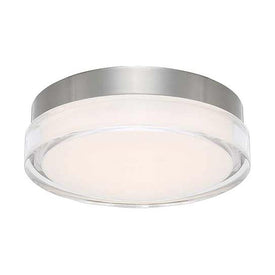 Dot Single-Light 9" LED Round Flush Mount Ceiling Fixture 3500K