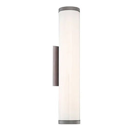 Cylo Single-Light 24" LED Indoor/Outdoor Wall Light 3000K