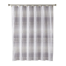 Puffed Stripe Shower Curtain