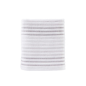 Tie Dye Stripe Bath Towel in Gray
