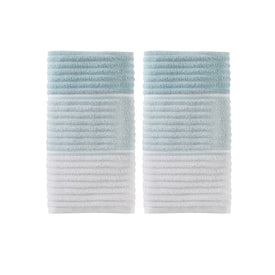 Planet Ombre Hand Towel 2-Pack in Aqua