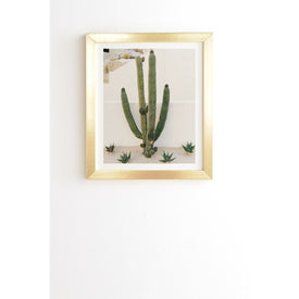 Bethany Young Photography Cabo Cactus X Gold Framed Wall Art