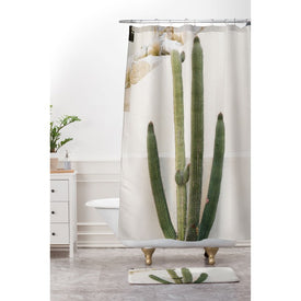 Bethany Young Photography Cabo Cactus X Shower Curtain and Mat