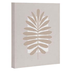 Alisa Galitsyna Neutral Tropical Leaves Art Canvas