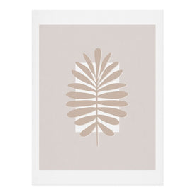 Alisa Galitsyna Neutral Tropical Leaves Art Print