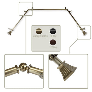 ABay-01-4 Decor/Window Treatments/Curtain Rods & Hardware