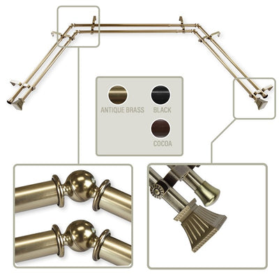 Product Image: ABay-01-4D Decor/Window Treatments/Curtain Rods & Hardware