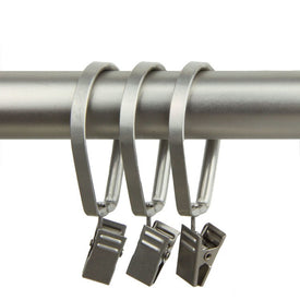 Curtain Pivot Rings for 1" Rod (Set of 10) - Satin Nickel