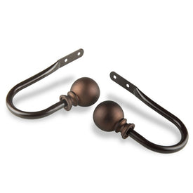 Josh Curtain Rod Holdback - Cocoa