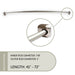 SHR41-5 Bathroom/Bathroom Accessories/Shower Rods