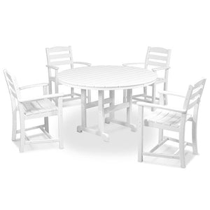 PWS132-1-WH Outdoor/Patio Furniture/Patio Dining Sets