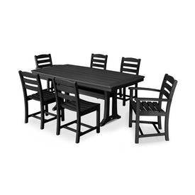 La Casa Seven-Piece Dining Set - Black