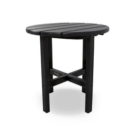 Round 18" Side Table - Black