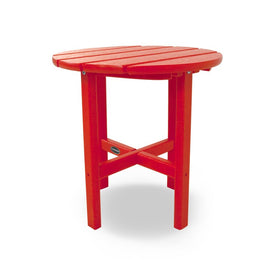 Round 18" Side Table - Sunset Red
