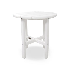 Round 18" Side Table - White