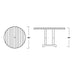 RT248TE Outdoor/Patio Furniture/Outdoor Tables