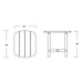SBT18BL Outdoor/Patio Furniture/Outdoor Tables
