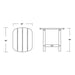 SBT18SR Outdoor/Patio Furniture/Outdoor Tables