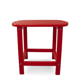 South Beach 18" Side Table - Sunset Red