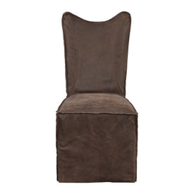 Delroy Armless Chairs in Chocolate by Matthew Williams Set of 2