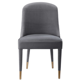 Brie Armless Chair in Gray by Jim Parsons Set of 2