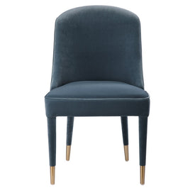 Brie Armless Chair in Blue by Jim Parsons Set of 2