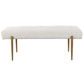 Olivier White Bench by Jim Parsons