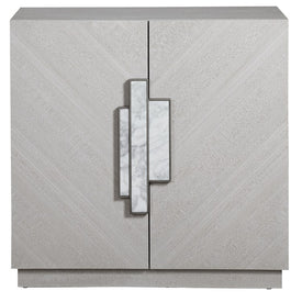 Viela Gray Two-Door Cabinet