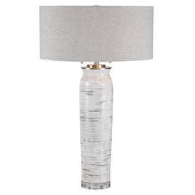 Lenta White Table Lamp by Jim Parsons