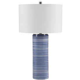 Montauk Striped Table Lamp by Renee Wightman