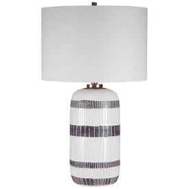 Granger Striped Table Lamp by David Frisch